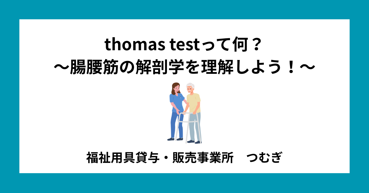 【理学療法士】thomas testって何?〜腸腰筋の解剖学を理解しよう!〜